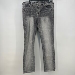 Ariya Jeans Womens Gray Wash Bootcut Denim Jeans Size 15/16 Pocket Details